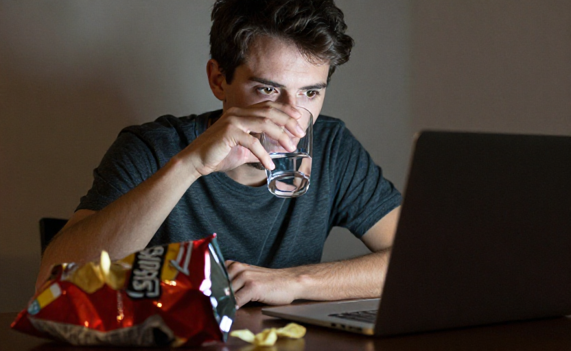 The hydration hack that helps stop stress eating, expert-backed