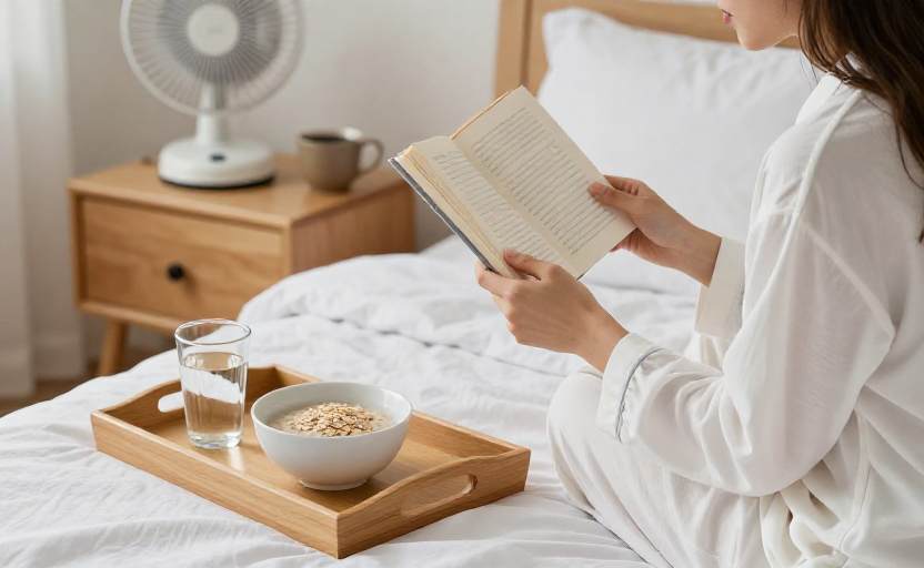What to eat before bed to reduce night sweats and heart flutters