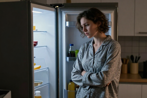 Why late-night stress eating is a common mistake, according to dietitians