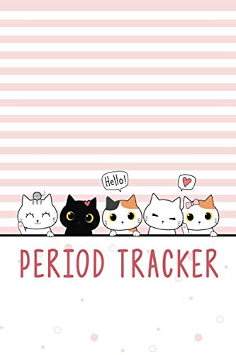 Period Tracker: & PMS Diary. Monthly Layout. Monitor Menstrual Cycle, Mood & PMS Symptoms For 4 Years. For Teen Girls & Women.