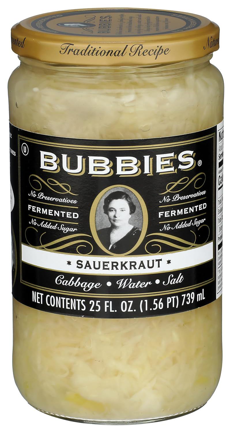 Bubbies, Sauerkraut, 25 oz