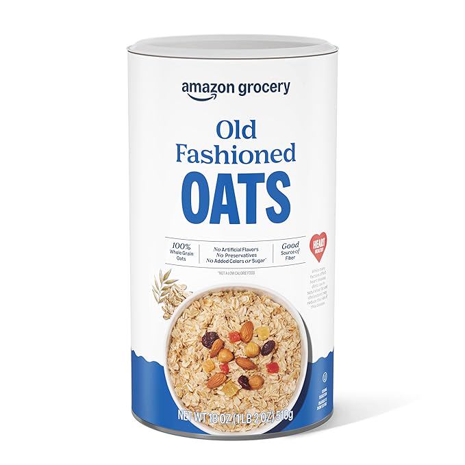 Amazon Grocery, Old Fashioned Oats, 18 Oz