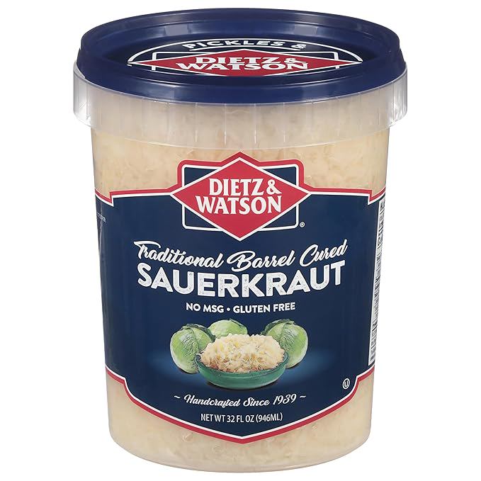 Dietz & Watson Traditional Barrel Style Cured Sauerkraut, 32 oz