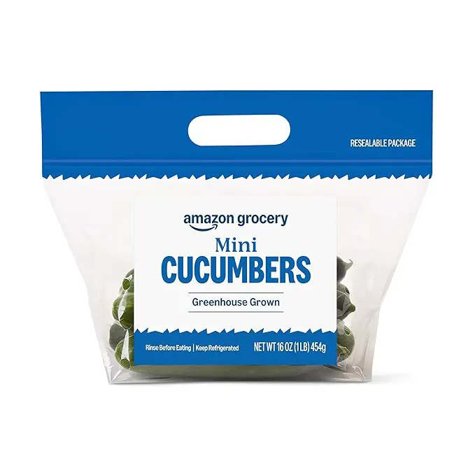 Amazon Grocery, Mini Cucumbers, 16 Oz