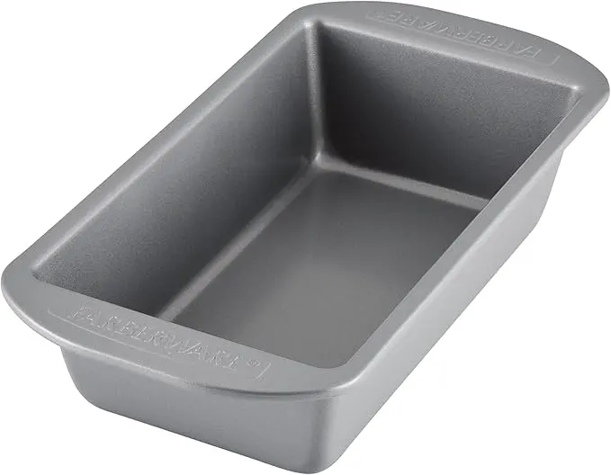 Farberware Nonstick Bakeware 9-Inch x 5-Inch Loaf Pan, Gray