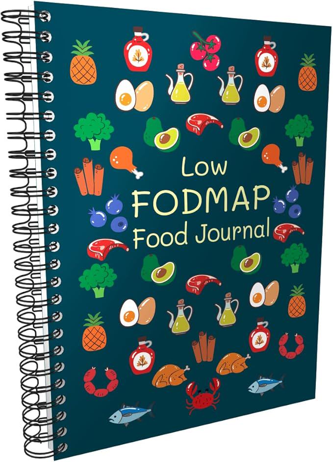 Low FODMAP Food Journal - Elimination Diet Tracking for IBS, Crohn’s, Colitis, SIBO & Other GI Issues | A5 Spiral Bound